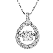 Hot Sales 925 Pendentifs en argent Bijoux en diamant de danse